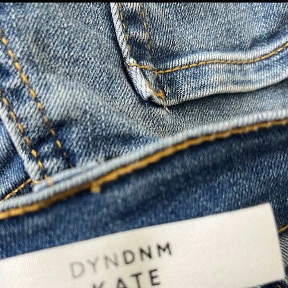 DYNAMITE DYNDNM Kate Jeans Indigo Blue Light Wash Size 28 - Picture 7 of 8